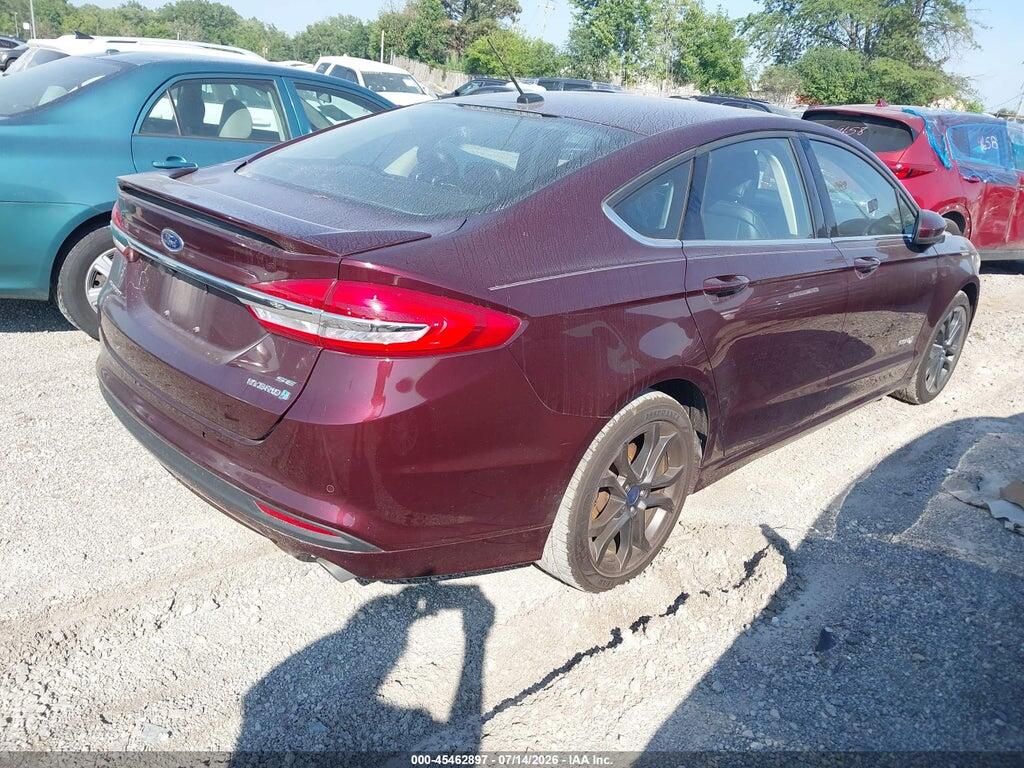 3FA6P0LU3JR160448 2018 FORD FUSION HYBRID photo no. 4