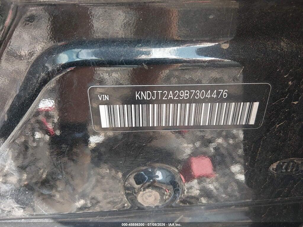 KNDJT2A29B7304476 2011 KIA SOUL photo no. 9