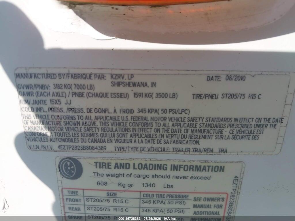 4EZTP2823B8084389 2011 KZ OTHER photo no. 9