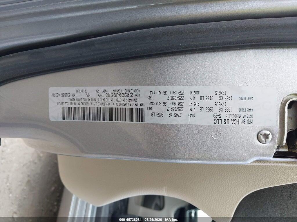 2C4RDGCG4LR201763 2020 DODGE GRAND CARAVAN photo no. 9