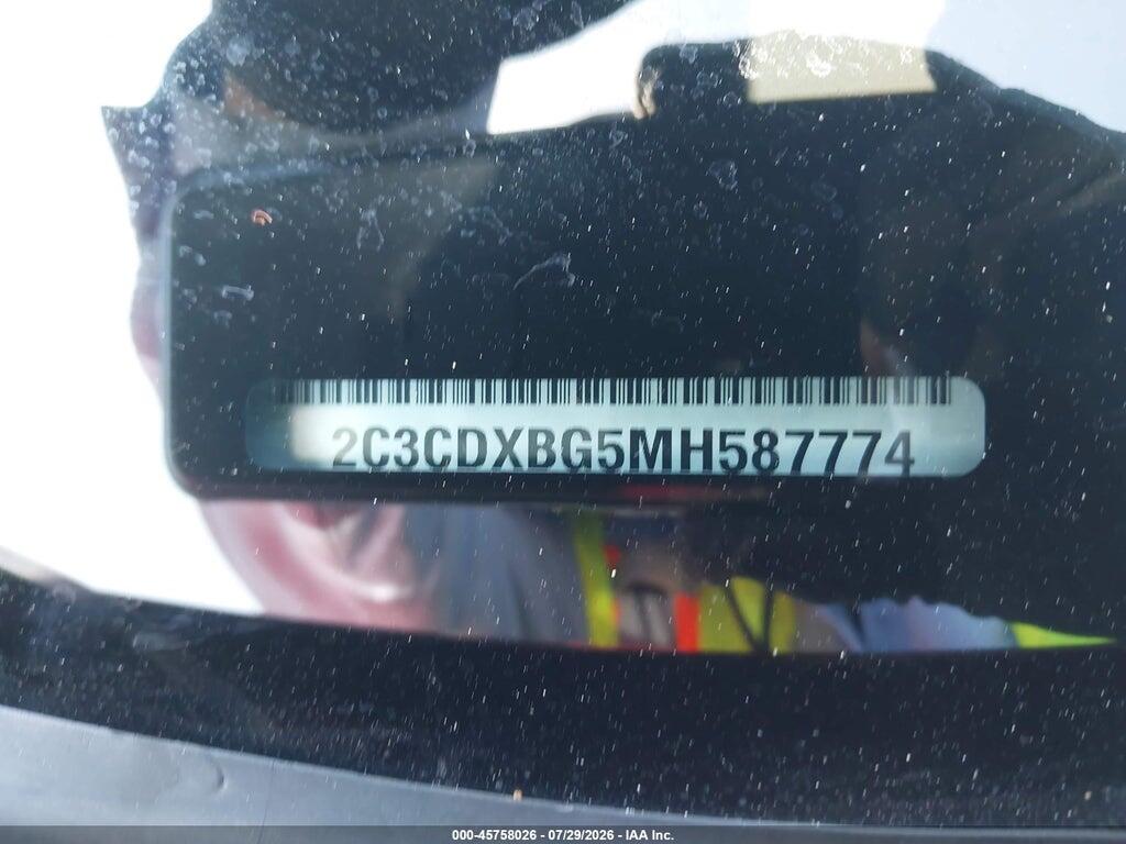 2C3CDXBG5MH587774 2021 DODGE CHARGER photo no. 9