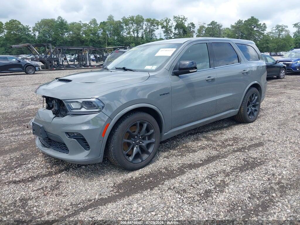 1C4SDJCT4MC878818 2021 DODGE DURANGO photo no. 2