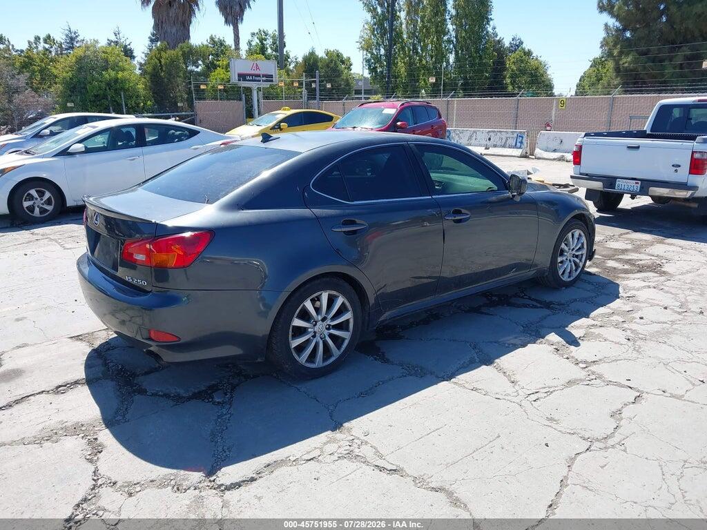 JTHBK262385076509 2008 LEXUS IS 250 photo no. 4
