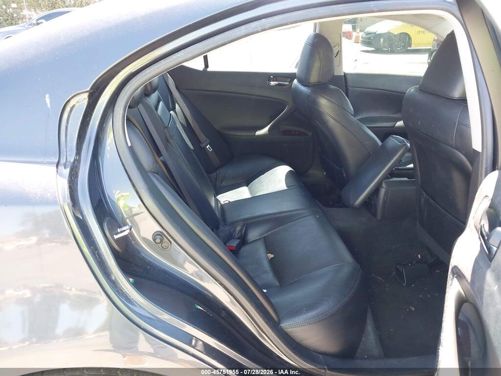 JTHBK262385076509 2008 LEXUS IS 250 photo no. 8
