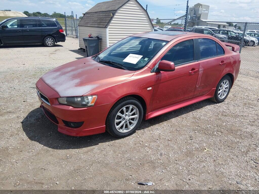JA32U2FU3AU020092 2010 MITSUBISHI LANCER photo no. 2