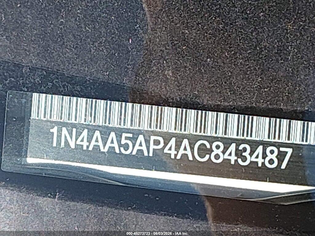 1N4AA5AP4AC843487 2010 NISSAN MAXIMA photo no. 9
