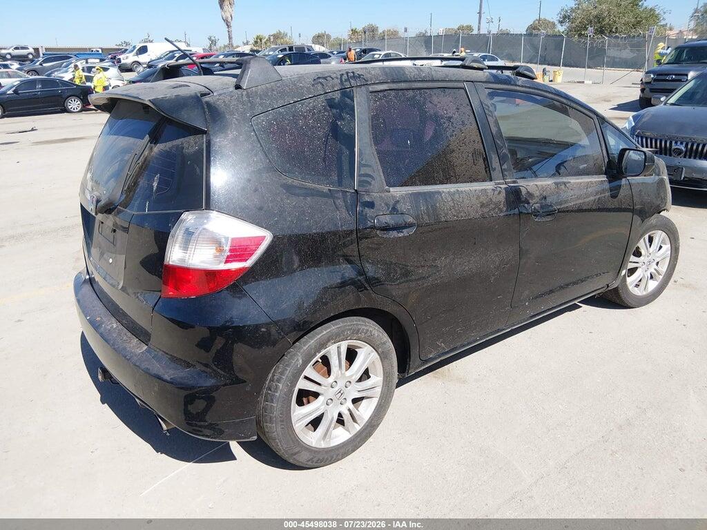 JHMGE87459S017738 2009 HONDA FIT photo no. 4