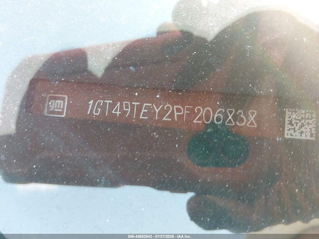 1GT49TEY2PF206838 2023 GMC SIERRA 3500HD photo no. 9