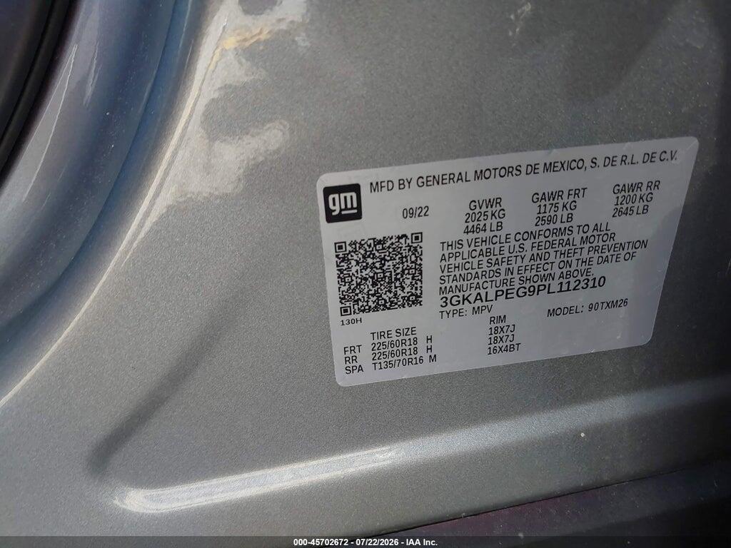 3GKALPEG9PL112310 2023 GMC TERRAIN photo no. 9