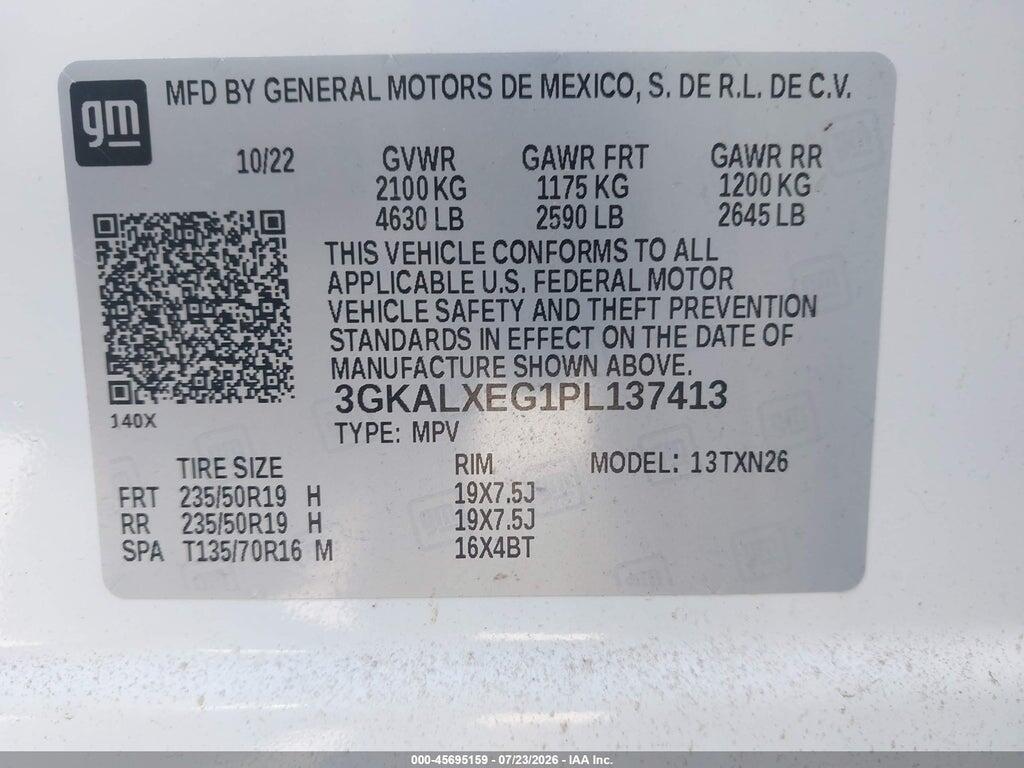 3GKALXEG1PL137413 2023 GMC TERRAIN photo no. 9