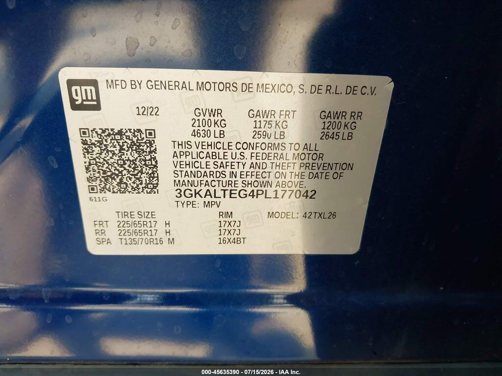 3GKALTEG4PL177042 2023 GMC TERRAIN photo no. 9