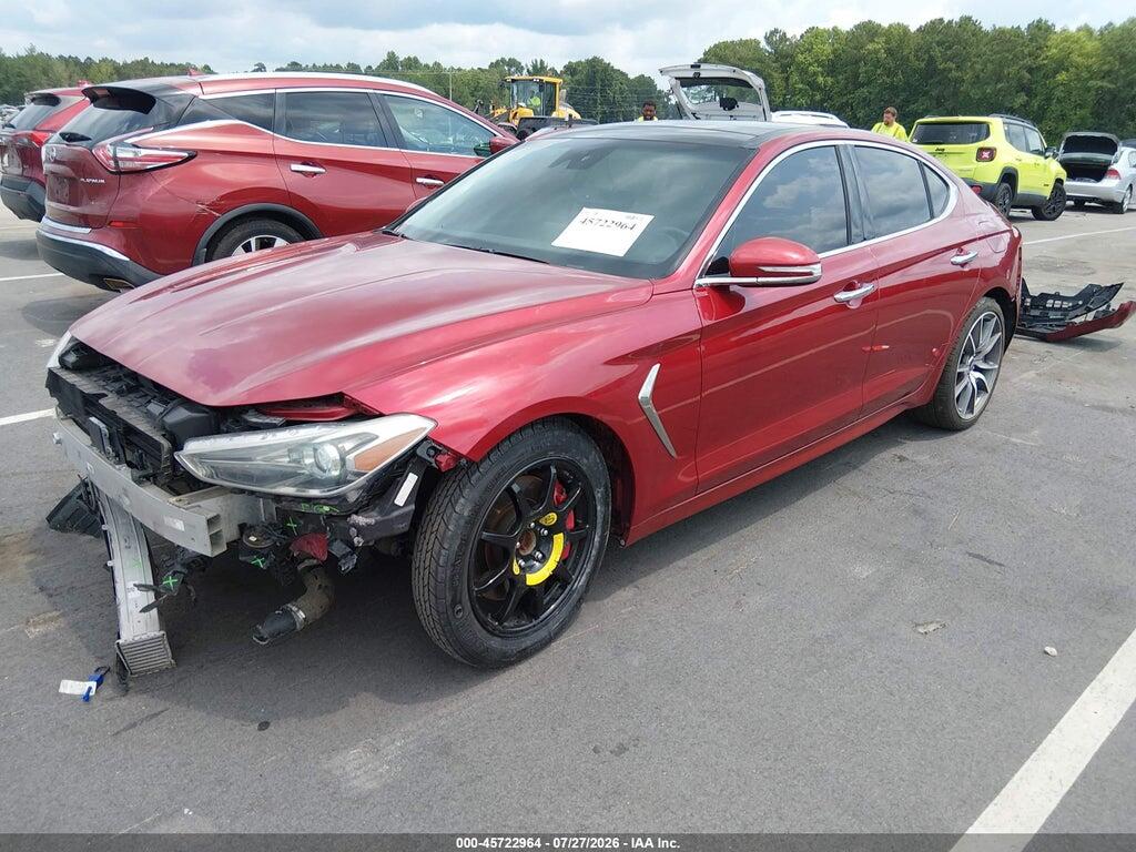 KMTG74LE7KU024253 2019 GENESIS G70 photo no. 2