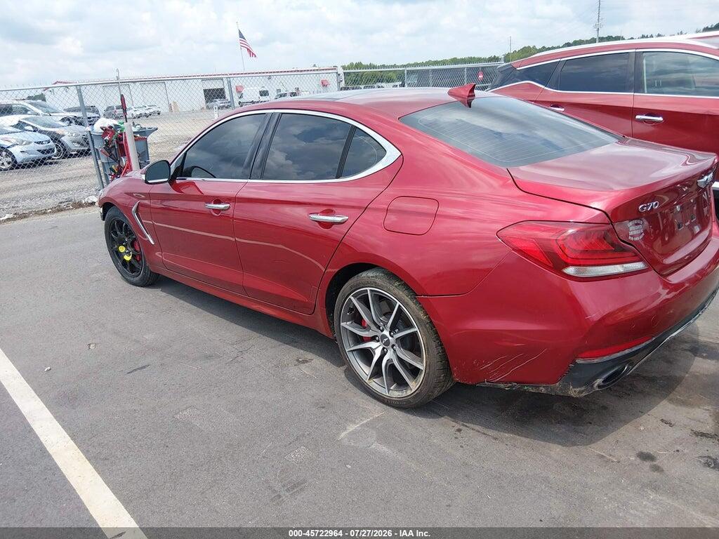 KMTG74LE7KU024253 2019 GENESIS G70 photo no. 3