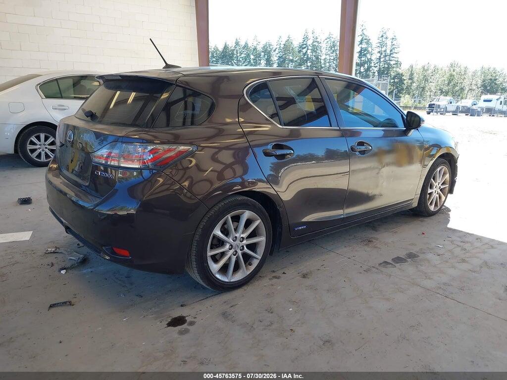 JTHKD5BH7B2003707 2011 LEXUS CT 200H photo no. 4