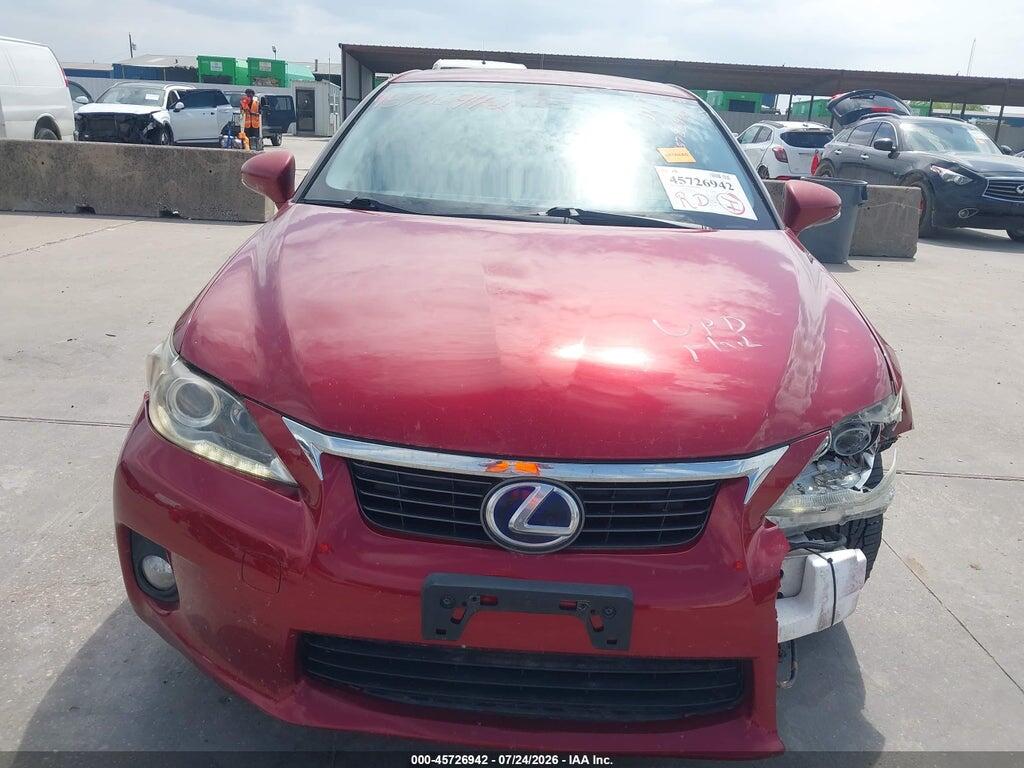 JTHKD5BH5B2014110 2011 LEXUS CT 200H photo no. 12