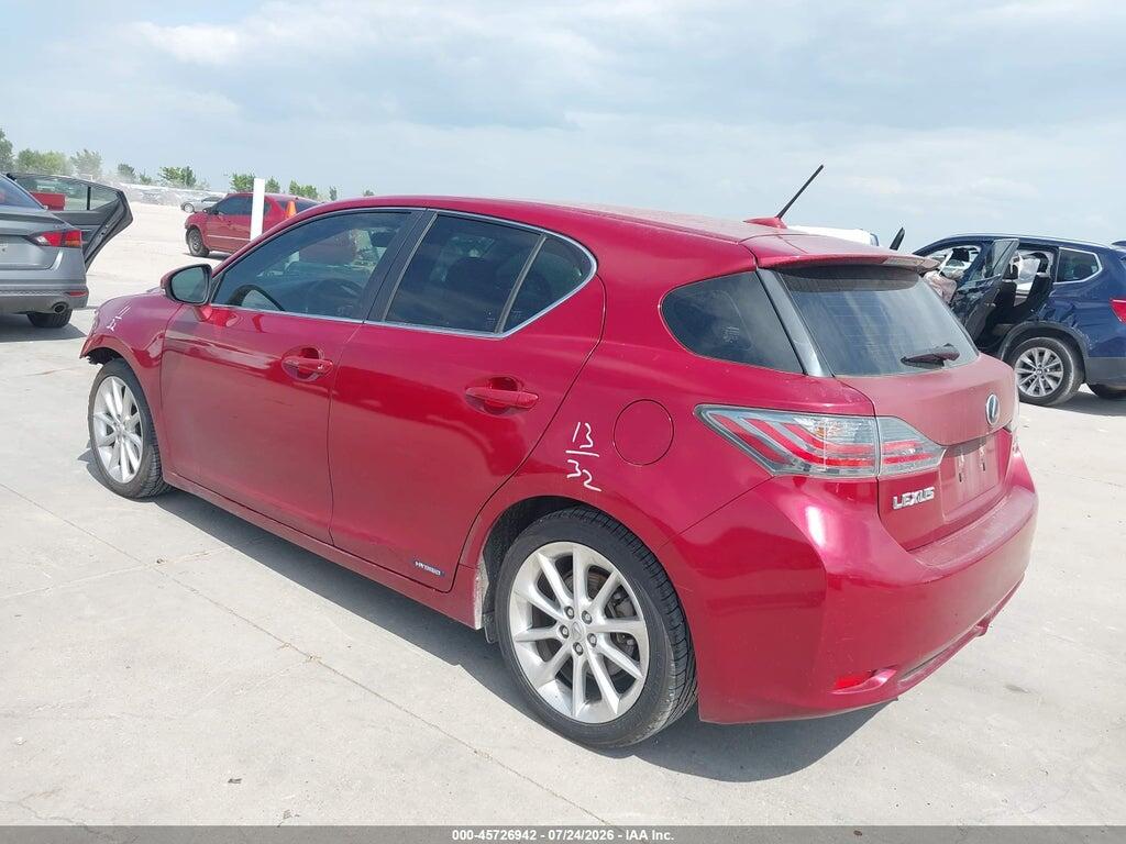 JTHKD5BH5B2014110 2011 LEXUS CT 200H photo no. 3