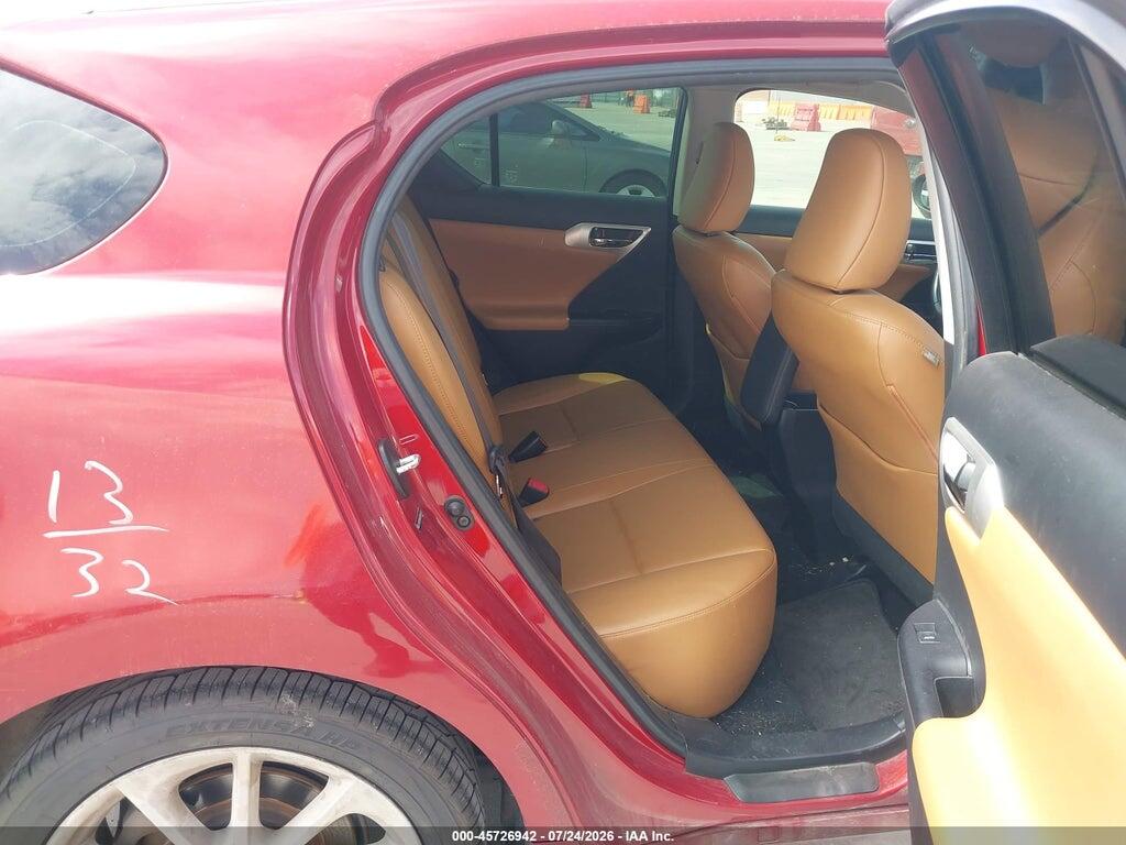 JTHKD5BH5B2014110 2011 LEXUS CT 200H photo no. 8