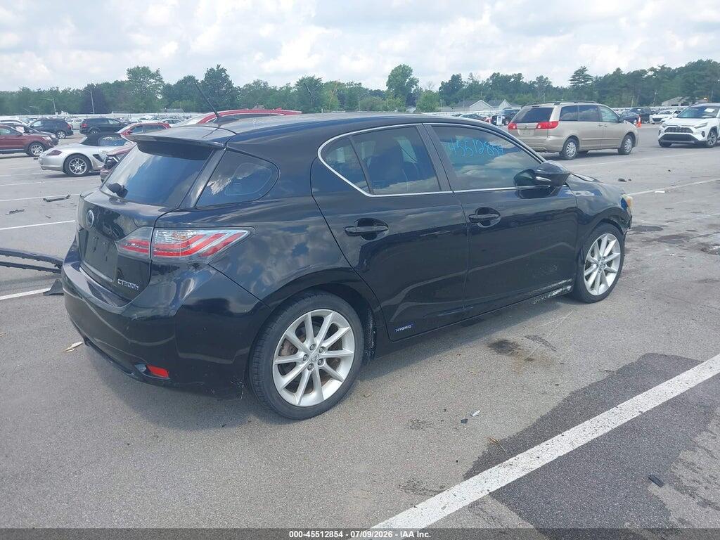 JTHKD5BH1B2001869 2011 LEXUS CT 200H photo no. 4