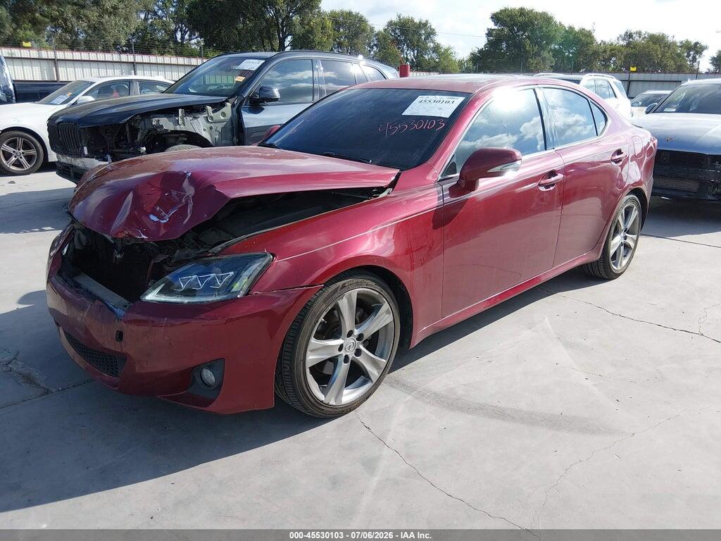 JTHBF5C26B5143265 2011 LEXUS IS 250 photo no. 2