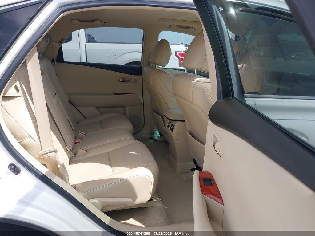 2T2BK1BA3BC095527 2011 LEXUS RX 350 photo no. 8