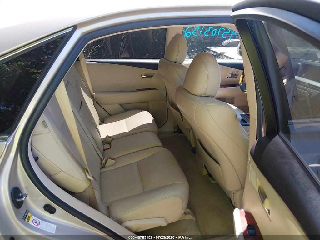 2T2ZK1BA7BC060469 2011 LEXUS RX 350 photo no. 8