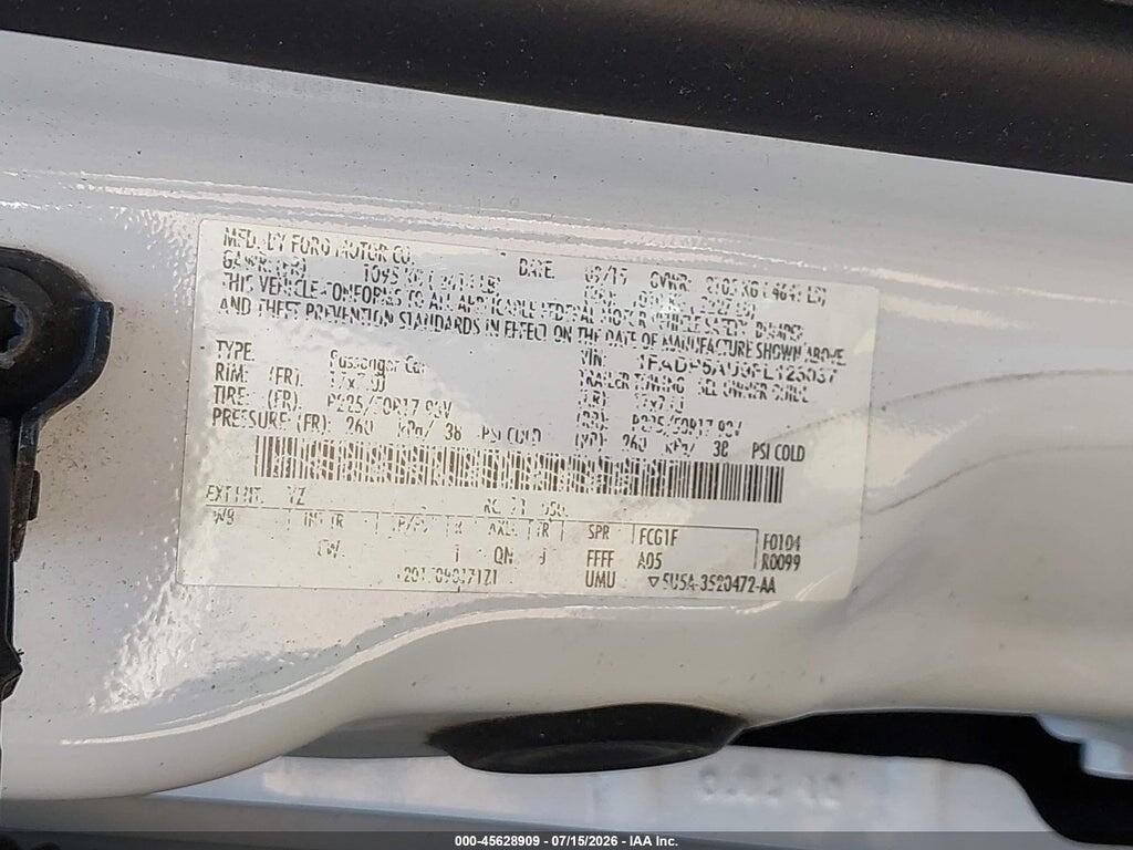 1FADP5AU9FL125037 2015 FORD C-MAX HYBRID photo no. 9