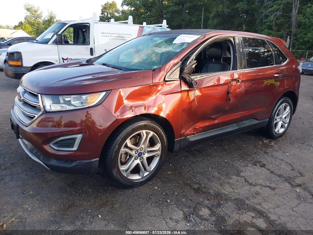 2FMTK3K85FBB89663 2015 FORD EDGE photo no. 2