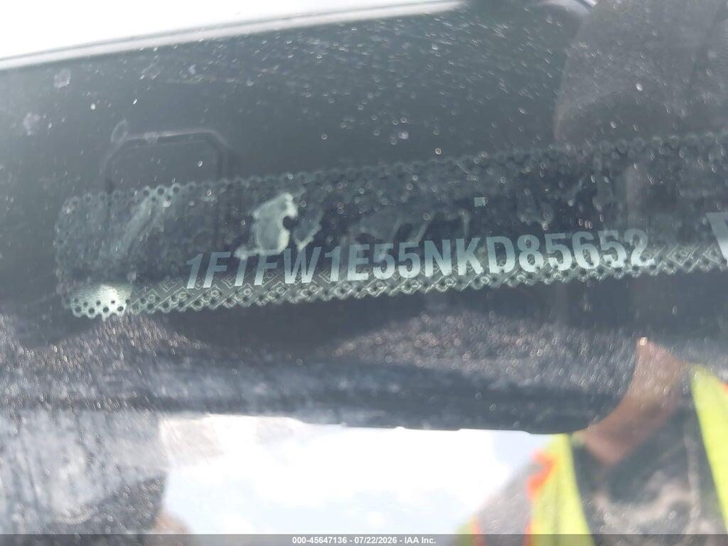 1FTFW1E55NKD85652 2022 FORD F-150 photo no. 9