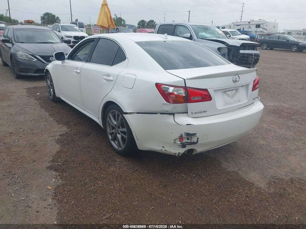 JTHBK262085076595 2008 LEXUS IS 250 photo no. 3
