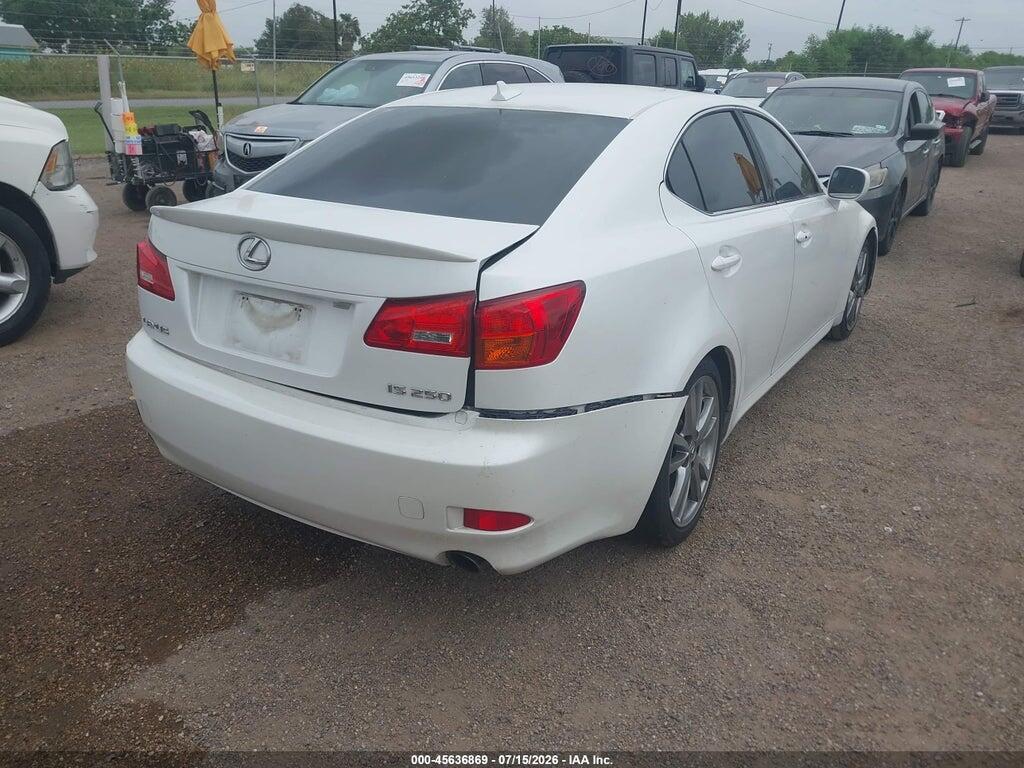 JTHBK262085076595 2008 LEXUS IS 250 photo no. 4