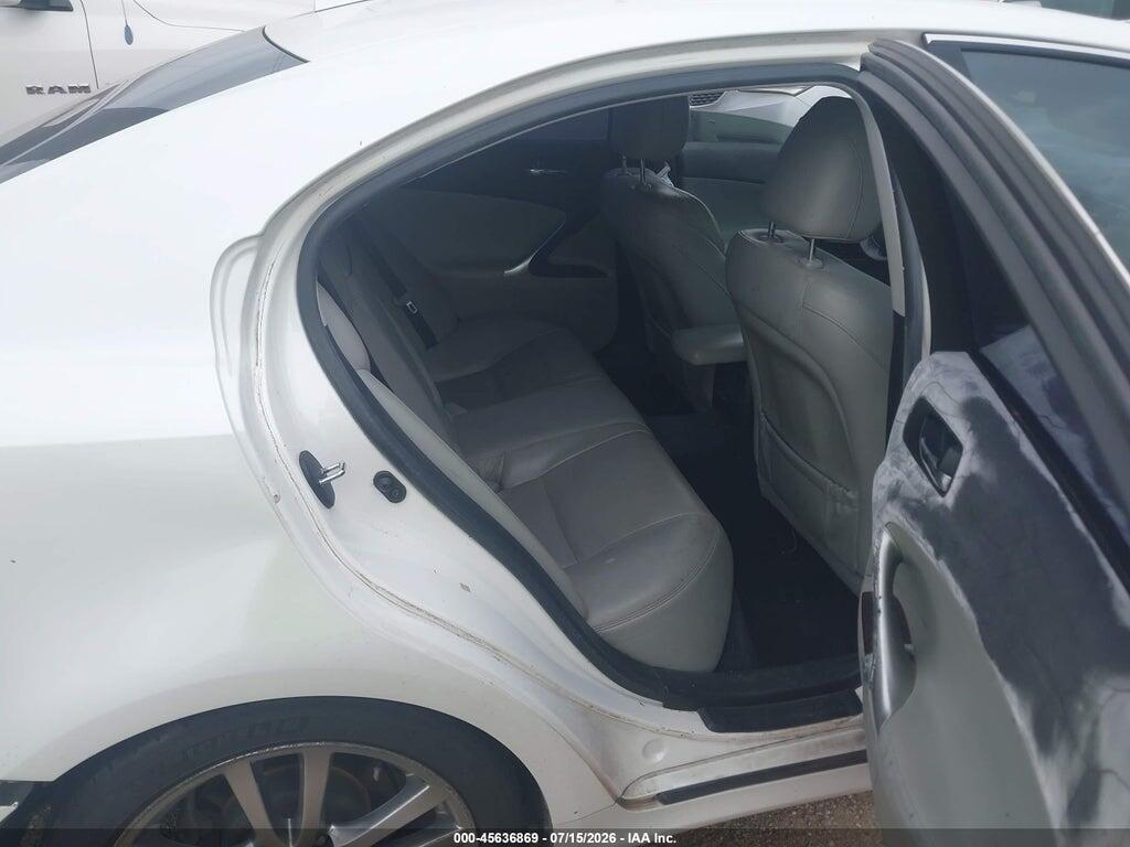 JTHBK262085076595 2008 LEXUS IS 250 photo no. 8