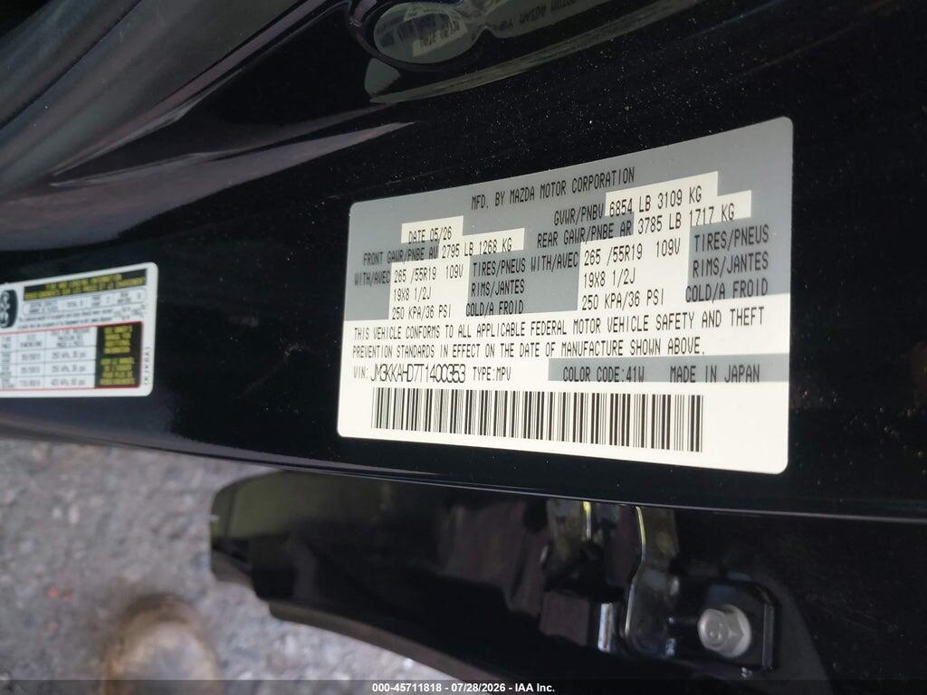 JM3KKAHD7T1400353 2026 MAZDA CX-90 photo no. 9