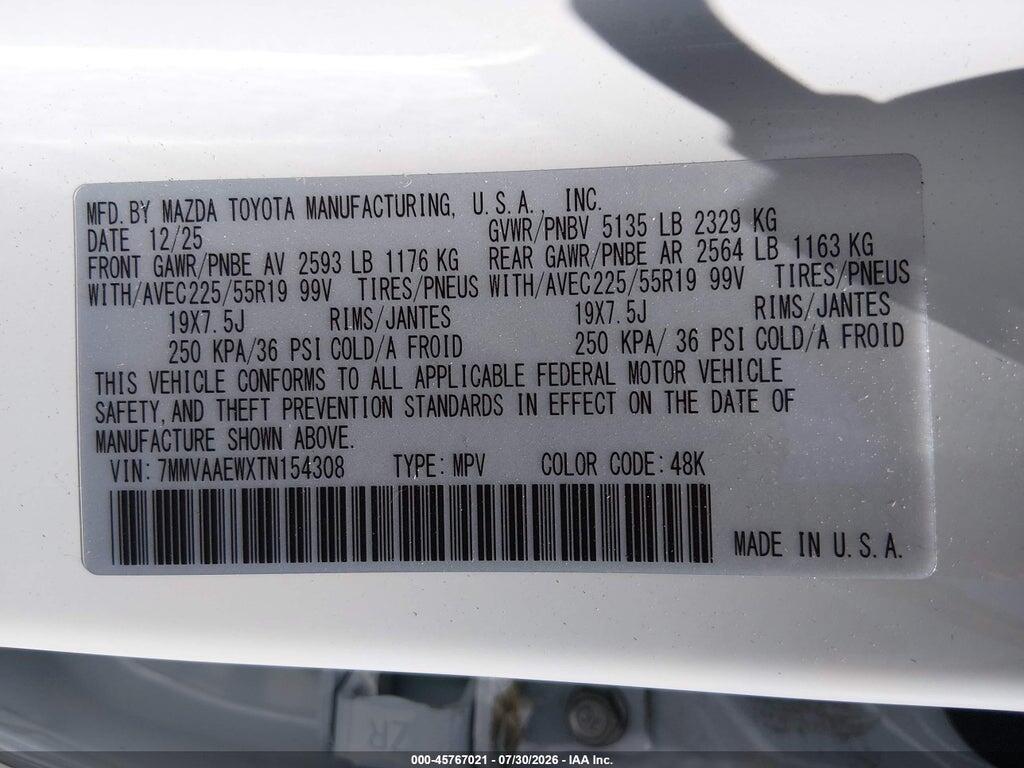 7MMVAAEWXTN154308 2026 MAZDA CX-50 HYBRID photo no. 9