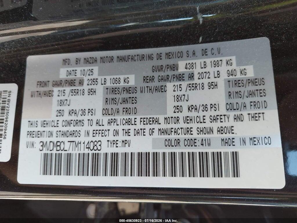 3MVDMBCL7TM114083 2026 MAZDA CX-30 photo no. 9