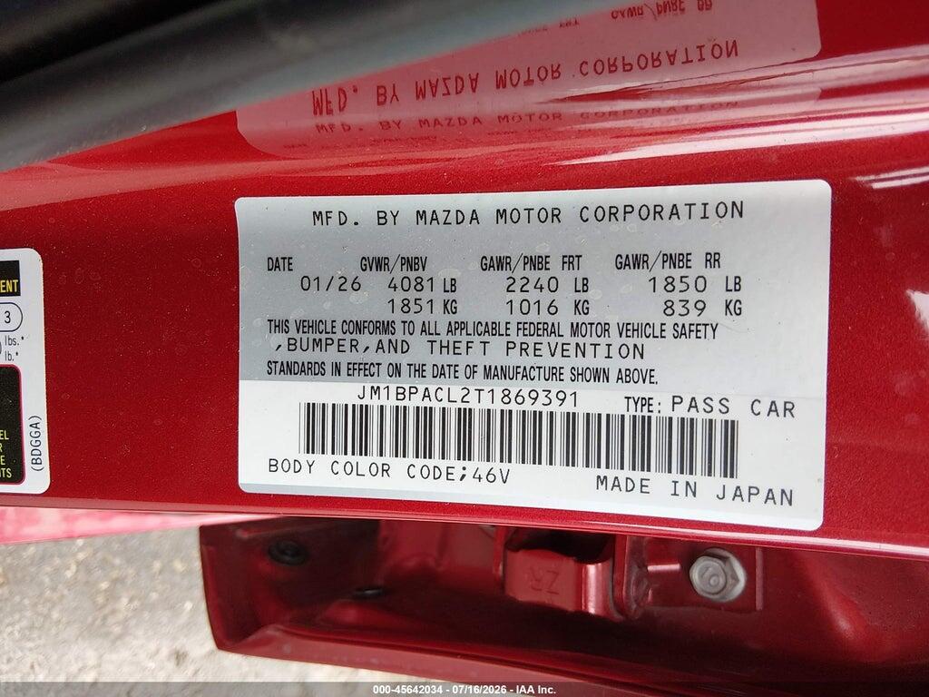 JM1BPACL2T1869391 2026 MAZDA MAZDA3 photo no. 9