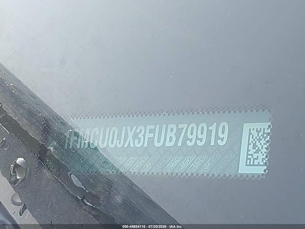 1FMCU0JX3FUB79919 2015 FORD ESCAPE photo no. 9