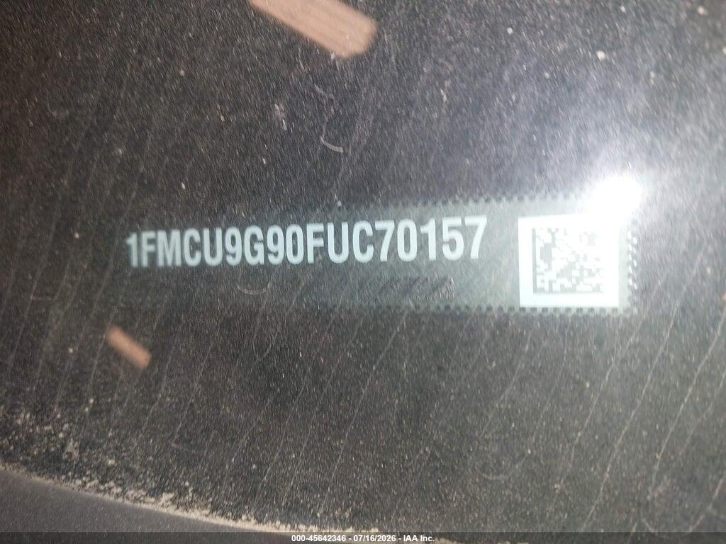 1FMCU9G90FUC70157 2015 FORD ESCAPE photo no. 9