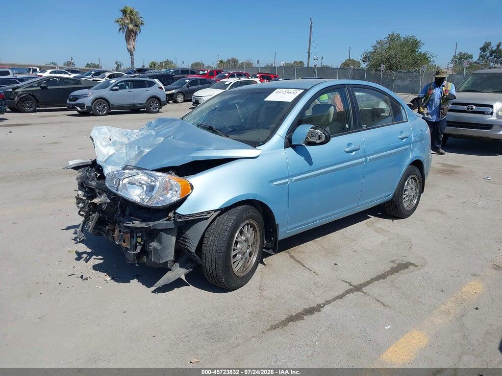 KMHCN46C99U298024 2009 HYUNDAI ACCENT photo no. 2