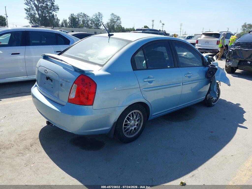 KMHCN46C99U298024 2009 HYUNDAI ACCENT photo no. 4
