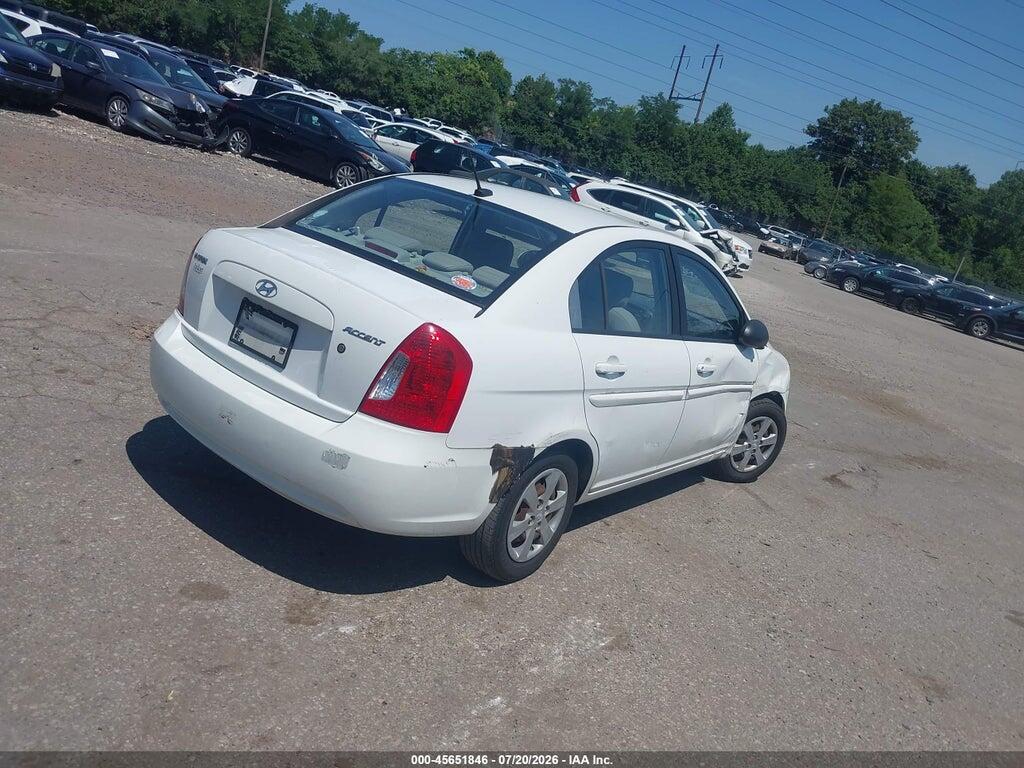 KMHCN46C19U321196 2009 HYUNDAI ACCENT photo no. 4