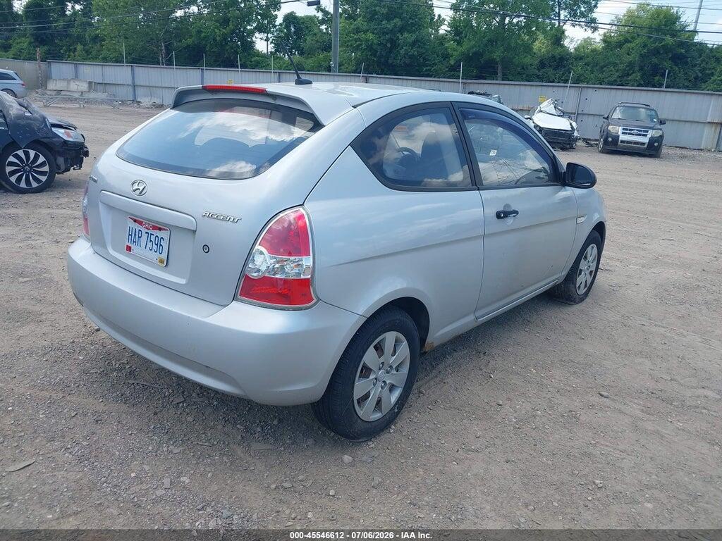 KMHCM36C19U119911 2009 HYUNDAI ACCENT photo no. 4