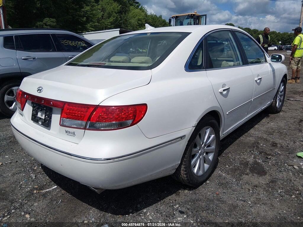 KMHFC46D39A369974 2009 HYUNDAI AZERA photo no. 4