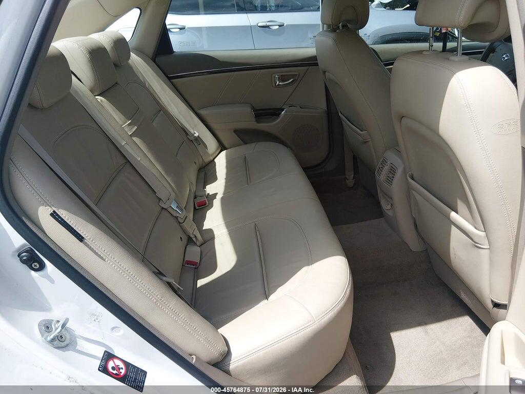 KMHFC46D39A369974 2009 HYUNDAI AZERA photo no. 8