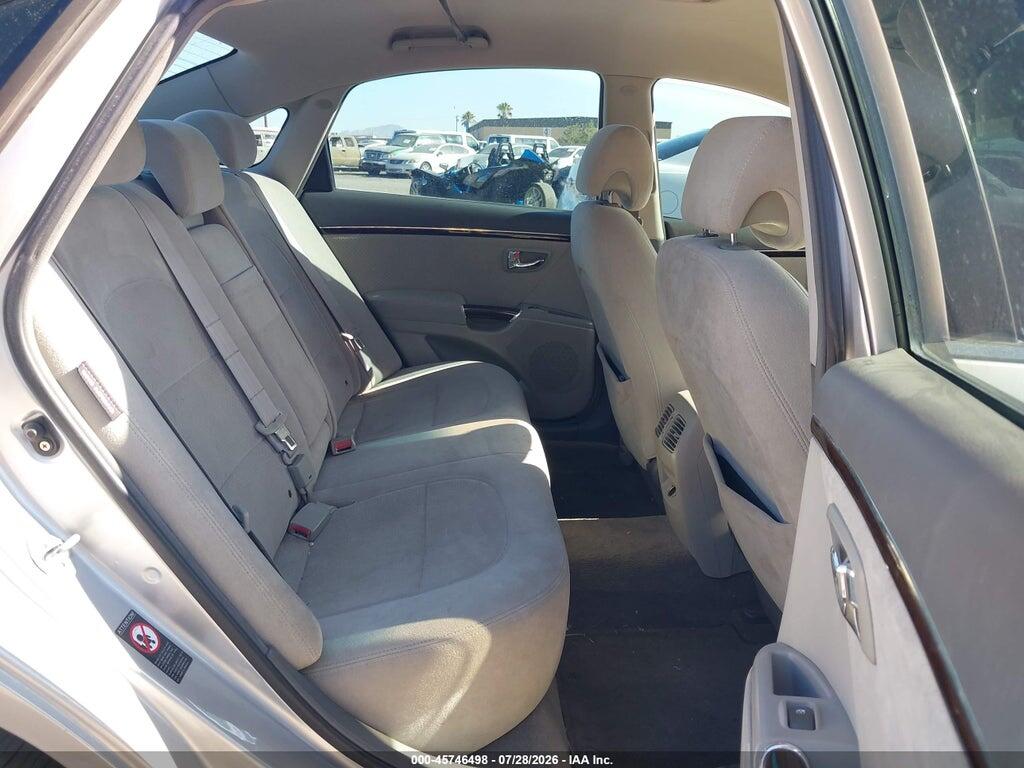 KMHFC46D19A349187 2009 HYUNDAI AZERA photo no. 8