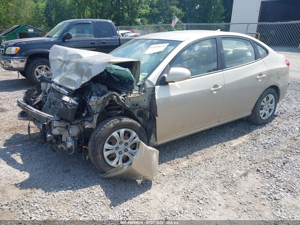 KMHDU46D99U785045 2009 HYUNDAI ELANTRA photo no. 2
