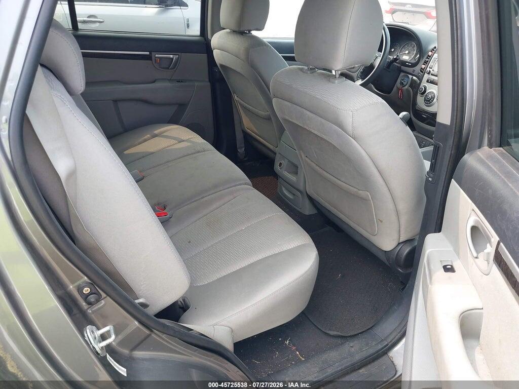 5NMSG13D99H233512 2009 HYUNDAI SANTA FE photo no. 8