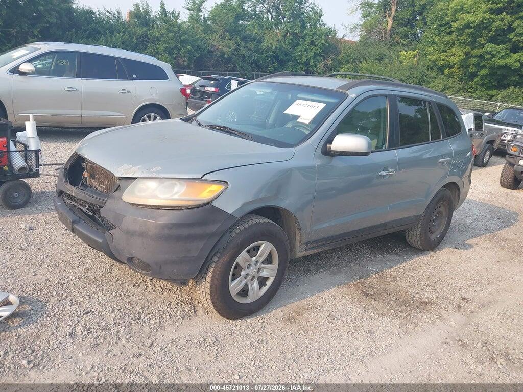 5NMSG73DX9H299487 2009 HYUNDAI SANTA FE photo no. 2
