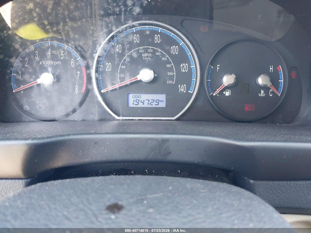 5NMSG13D39H264822 2009 HYUNDAI SANTA FE photo no. 7