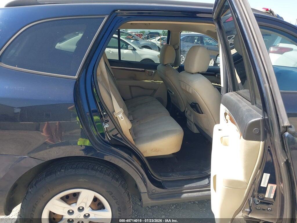 5NMSG13D39H264822 2009 HYUNDAI SANTA FE photo no. 8