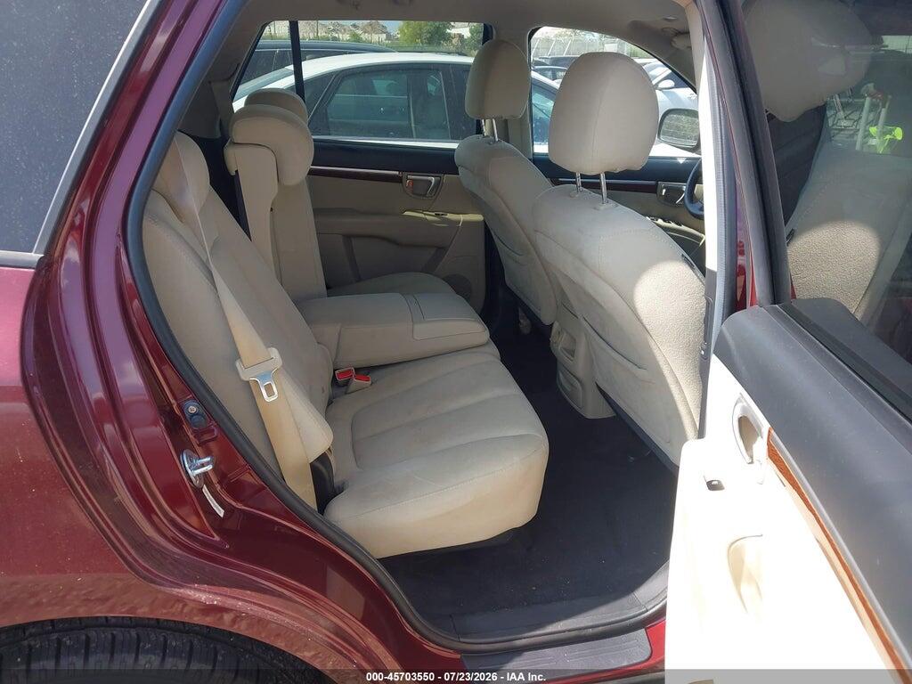 5NMSG13D99H265540 2009 HYUNDAI SANTA FE photo no. 8